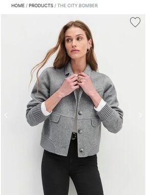 Favorite Daughter Gray The City Bomber Jacket